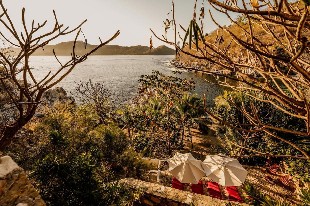Dream Villa With Private Beach And Catering Сиуатанехо Экстерьер фото